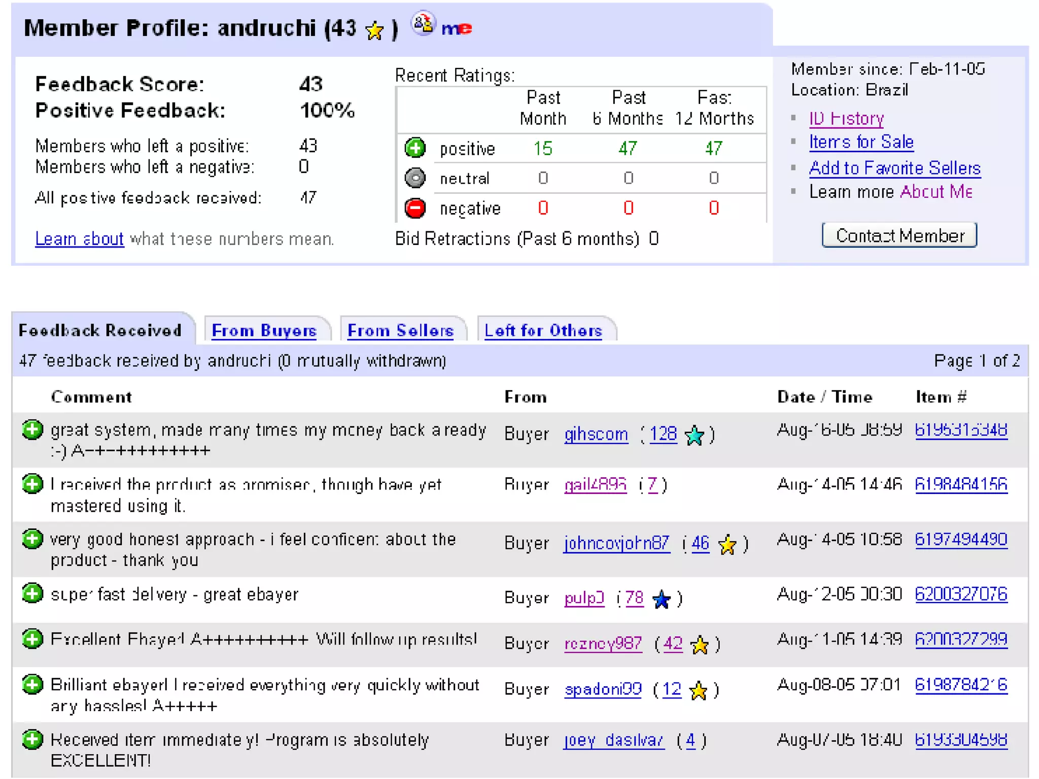 All can be bought  @ eBay 