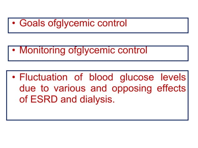 Management of Diabetes in Hemodialysis Patients PPT