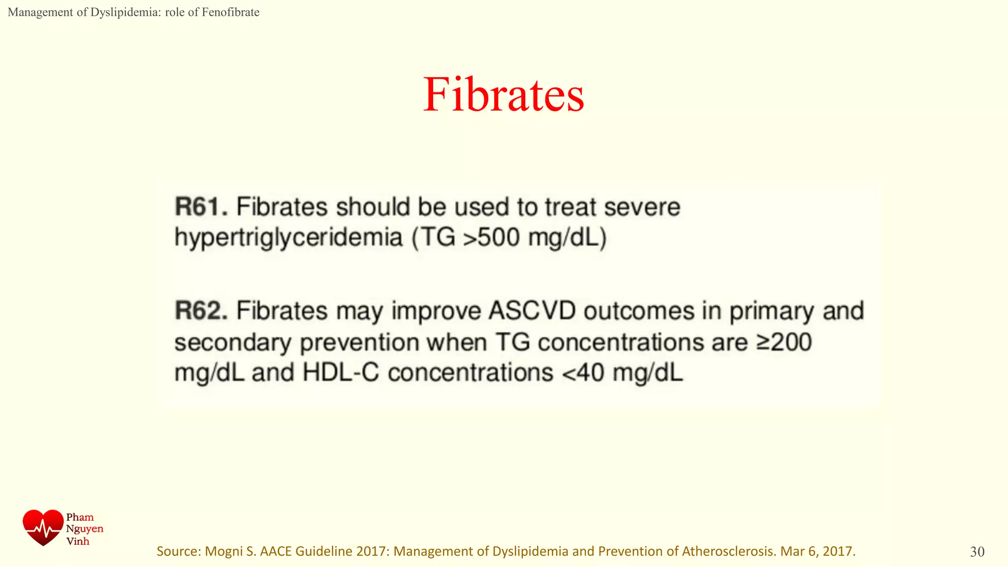 Management of-dyslipidemia-role-of-fenofibrate-pham-nguyen-vinh | PDF