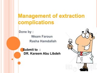 Done by :
Weam Faroun
Rasha Hamdallah
Submit to :
DR. Kareem Abu Libdeh
 