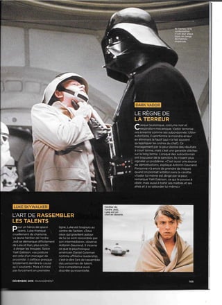 le management selon Star wars