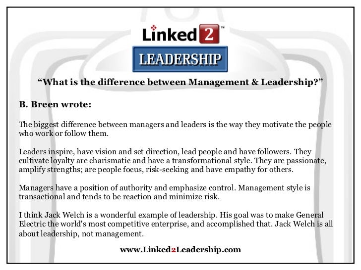 What is the difference between a leader and a follower?
