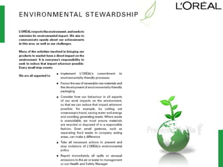 business Ethics- Loreal