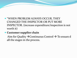 Customer Supplier chain TQM | PPTX