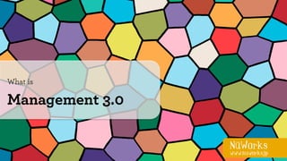 NüWorks
www.nuworks.jp
11
Management 3.0
What is
NüWorks
www.nuworks.jp
 