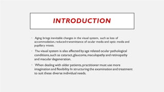 Management of visual problems with aging | PDF