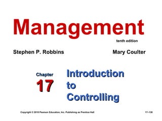 Management CH # 4 6 7 9 15 and 17 9 from 9th edition