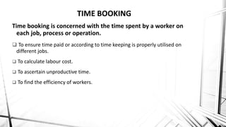 time keeping time booking | PPTX