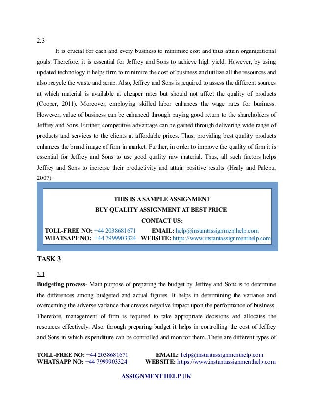 Managerial accounting assignment help image