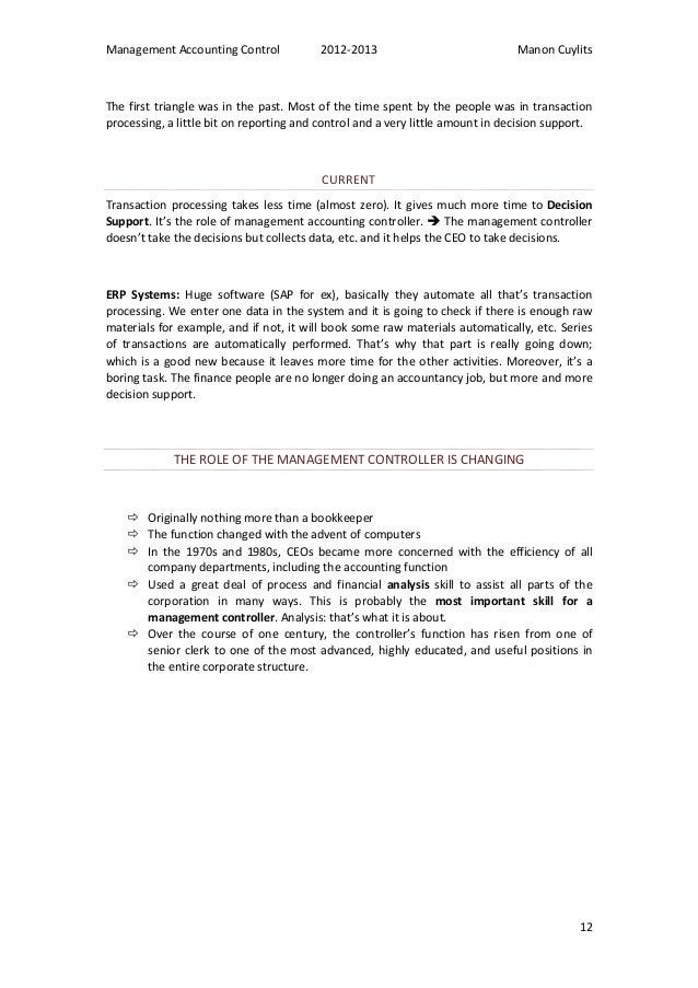 chapter01 the changing role of managerial accounting International journal of business and management august, 2008 109 the changing role of management accountants evidence from the implementation of erp systems in large organisations. chapter01 the changing role of managerial accounting International journal of business and management august, 2008 109 the changing role of management accountants evidence from the implementation of erp systems in large organisations.
