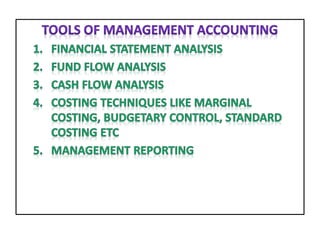 Management accounting introduction 