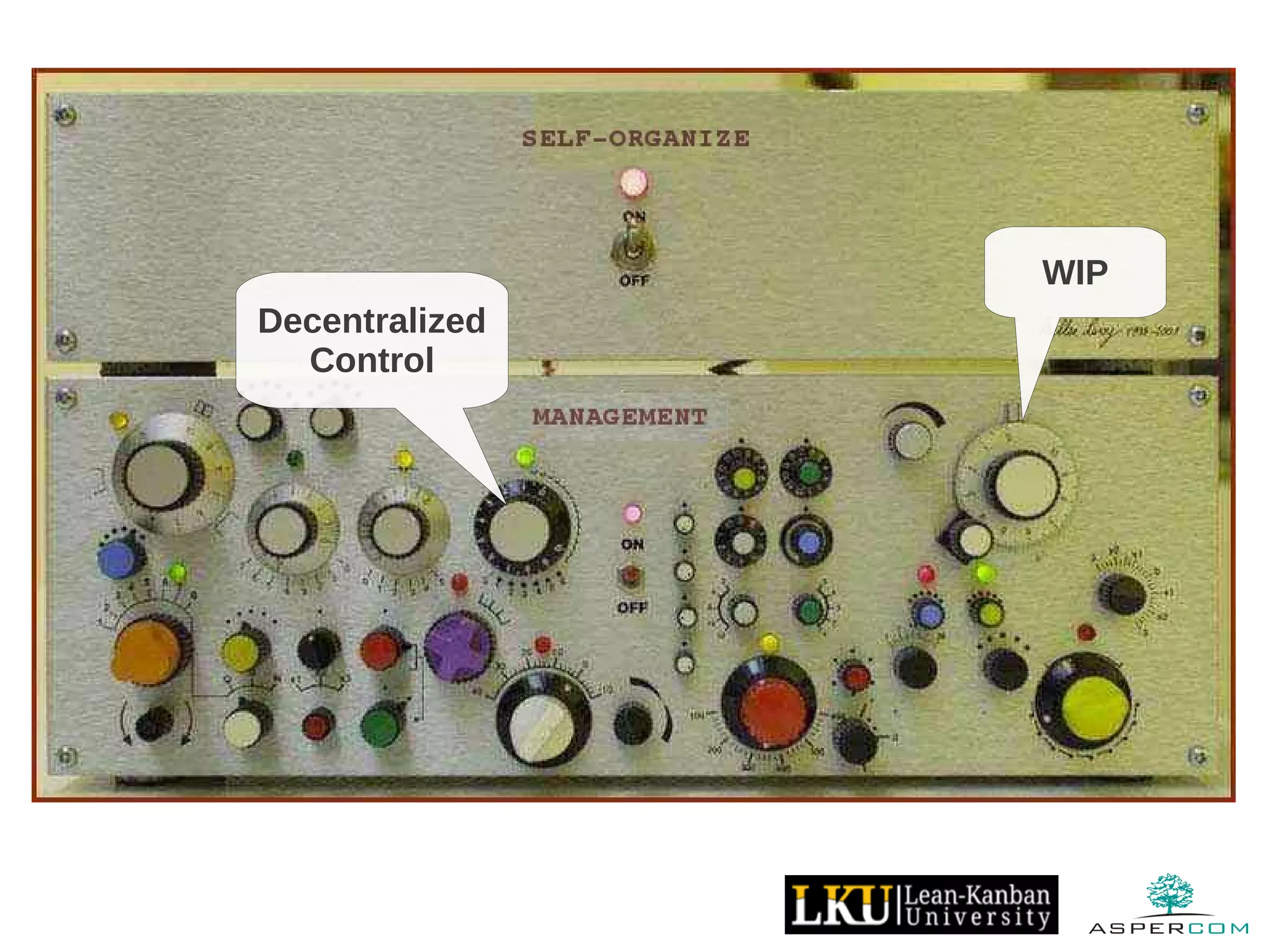 WIP
Decentralized
Control
 