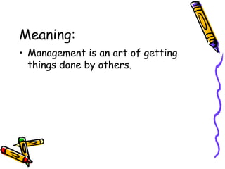 Management and its evolution