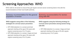 Management and prevention of cervical cancer.pptx
