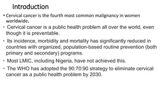 Management and prevention of cervical cancer.pptx