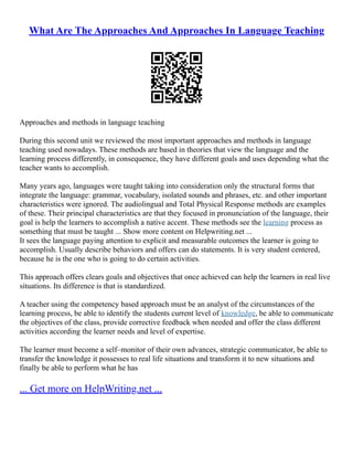 This Approach Management Approaches | PDF