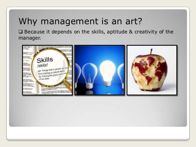 management as an art essay