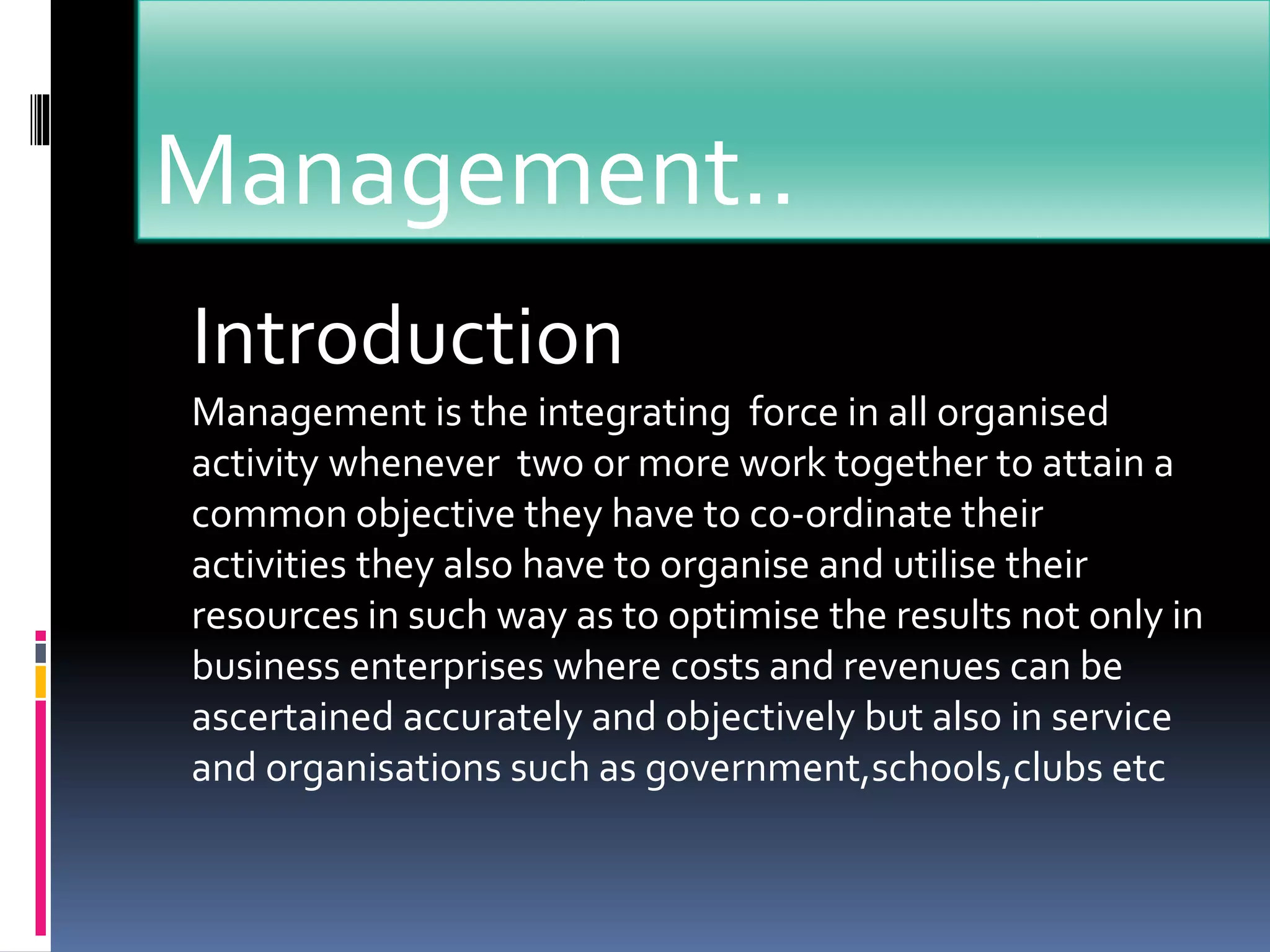 Management as an art or science pptx