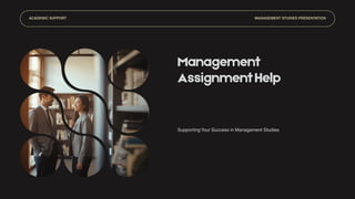 Expert Management Assignment Help for Students | PDF