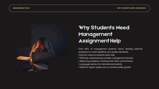 Expert Management Assignment Help for Students | PDF