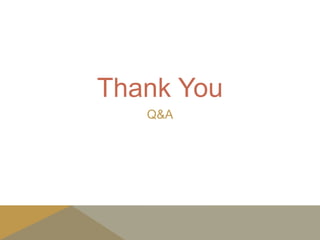 Thank You
Q&A
 
