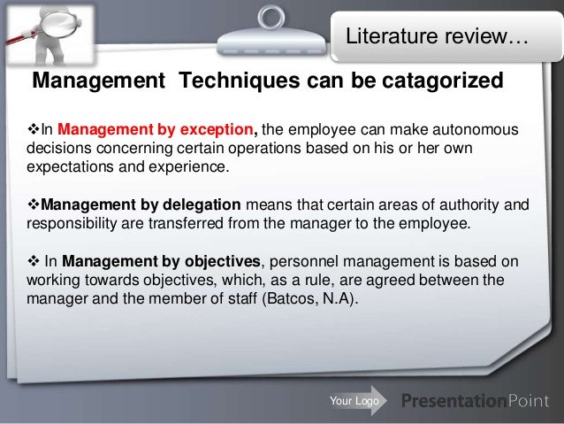 management by exception in cooperative management by exception