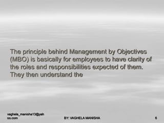 Management by objective | PPSX