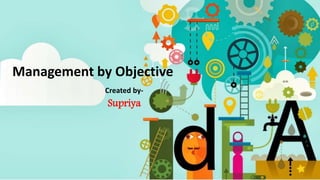Management by Objective
Created by-
Supriya
 