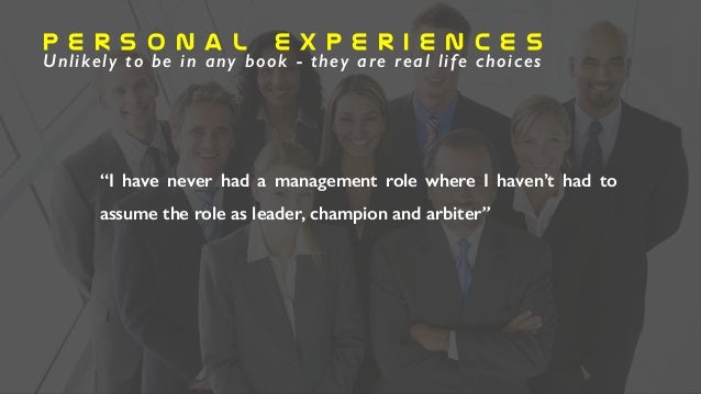 Management By The Numbers A Small Part Of My Journey
