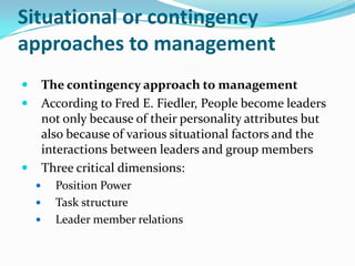 Management chap 10 leadership | PPTX