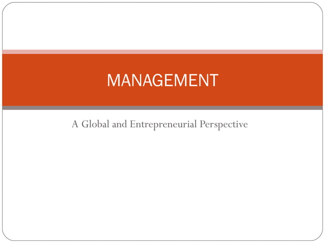 Management chap 5 | PPT image.
