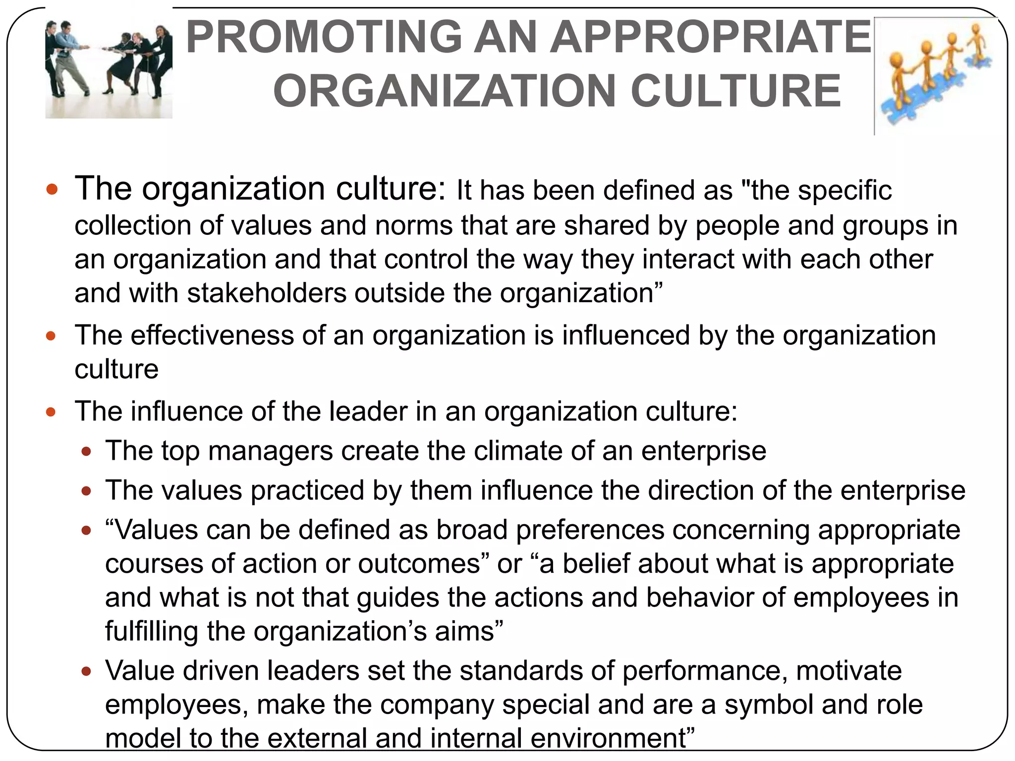 ENSURING UNDERSTANDING OF ORGANIZINGTeaching the nature of organizingReorganizing the importance of informal organization The grapevineTo hear something through the grapevine is to learn of something informally and unofficially by means of gossip and rumor.It has the information which is confidential or not open, or because of line’s inadequacies its unable to pass throughBenefitsIt satisfies social needs and imparts belongingnessEffective managers use this channel for spreading the positive or fruitful information, and to mold the team’s morale