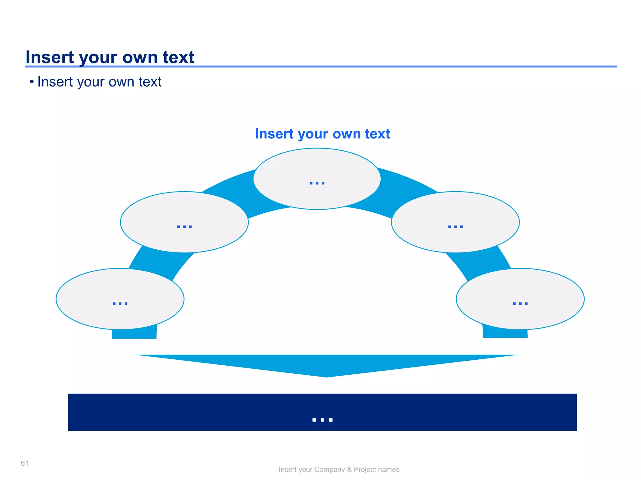 61
Insert your Company & Project names
61
Insert your own text
• Insert your own text
…
…
…
…
…
…
Insert your own text
 