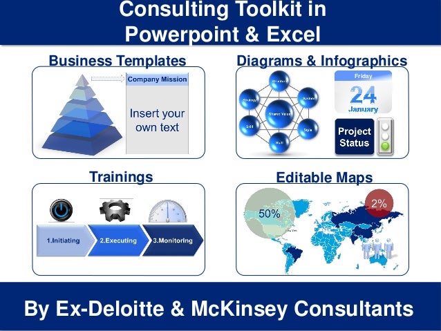 management consultant toolkit in powerpoint excel