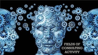 FIELDS OF
CONSULTING
ACTIVITY
 