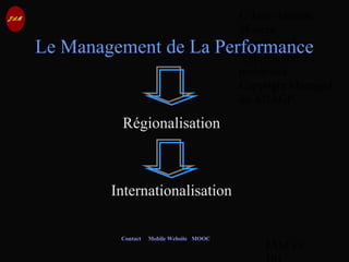 © Jean-Antoine
Moreau
copying and
reproduction
prohibited
Copyright Managed
by ADAGP.
JAM 18 /
Contact Mobile Website MOOC
Le Management de La Performance
Régionalisation
Internationalisation
 