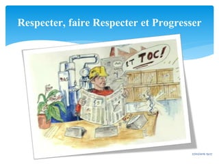 27/02/2016 19:27
Respecter, faire Respecter et Progresser
 