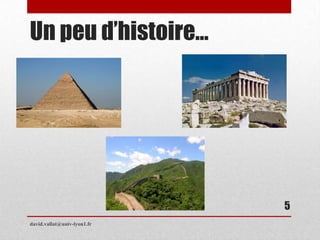 Un peu d’histoire…
david.vallat@univ-lyon1.fr
5
 