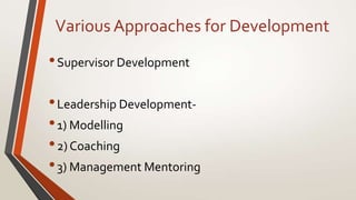 Management development methods | PPTX