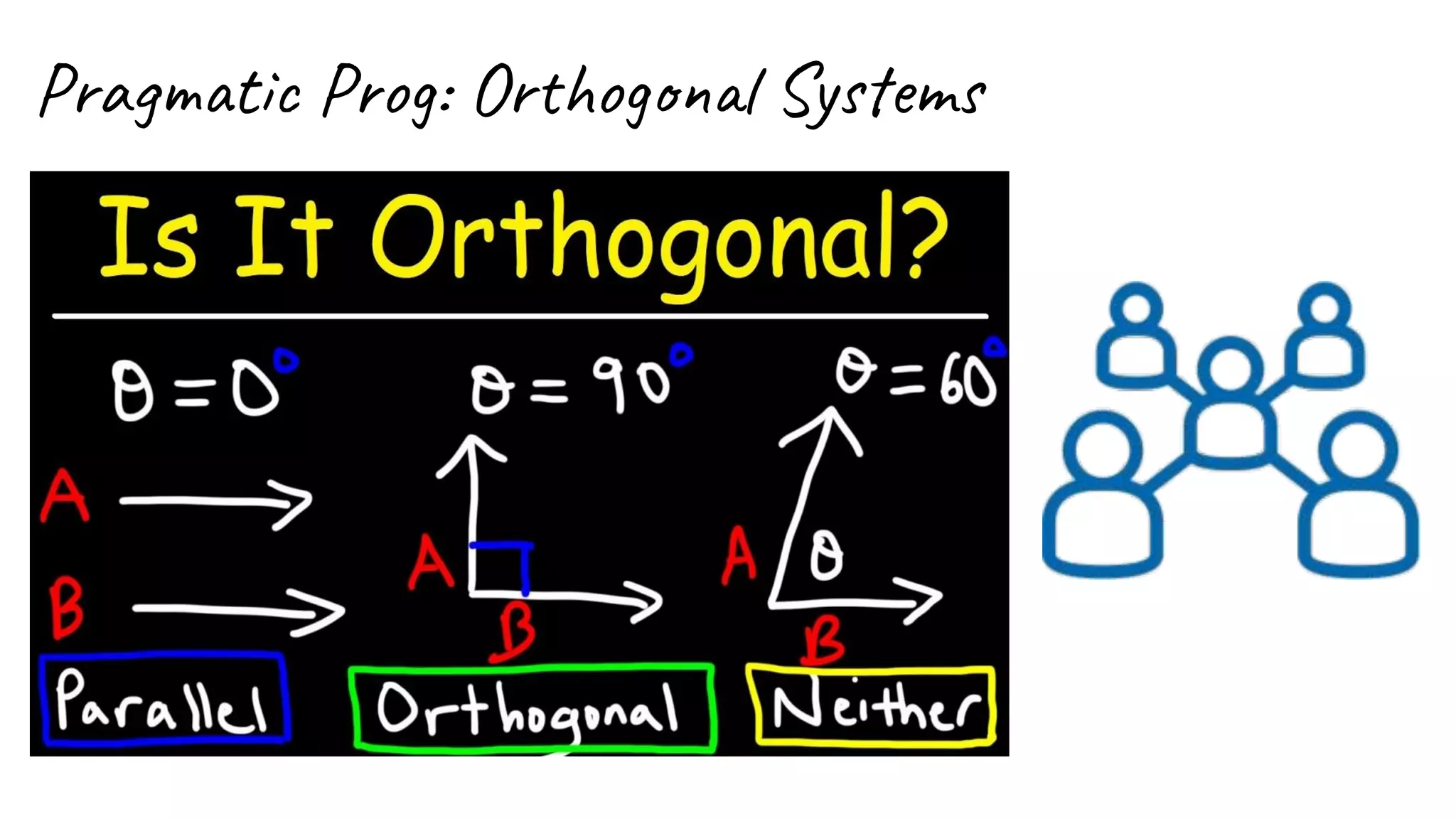 Pragmatic Prog: Orthogonal Systems
 