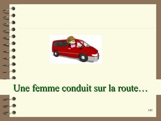 141
Une femme conduit sur la route…Une femme conduit sur la route…
 