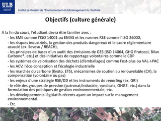 Introdution au management environnemental | PPTX