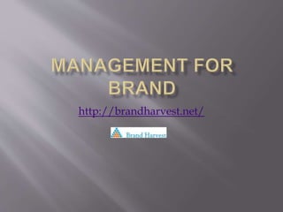 http://brandharvest.net/
 