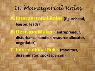 Top Level ManagementMiddle LevelFirst-Line