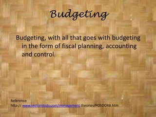 CoordinatingCoordinating is the all-important duty of interrelating the various parts of the work