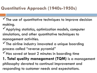 Management History and the current demands | PPTX