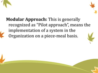 Management information and evaluation system | PPTX