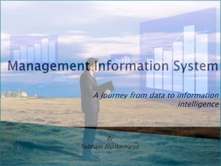A journey from data to information
                           intelligence



          By
Subhajit Bhattacharya
 