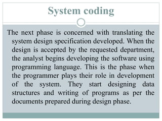 Programmable Information System Management information system | PPTX