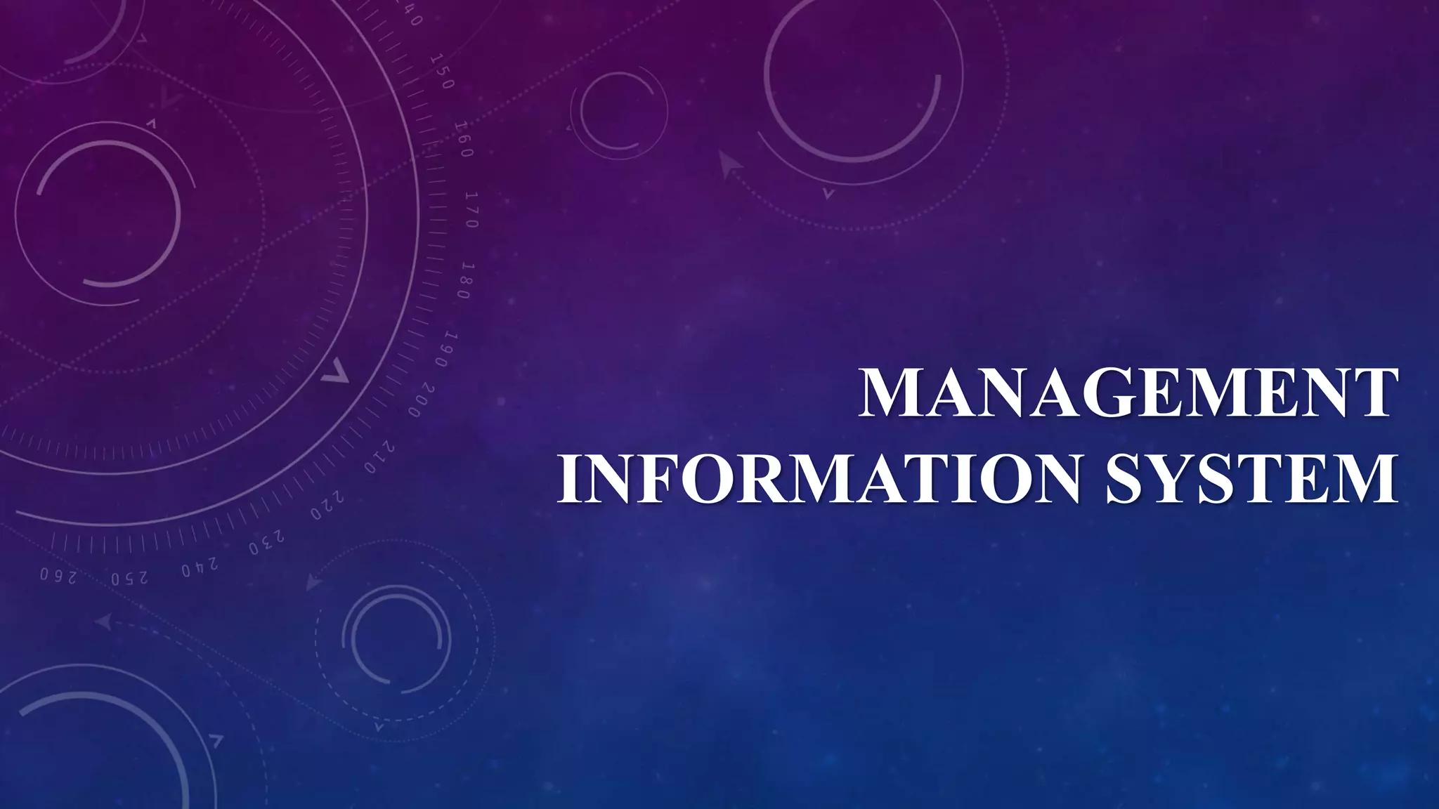 Management information system | PPT